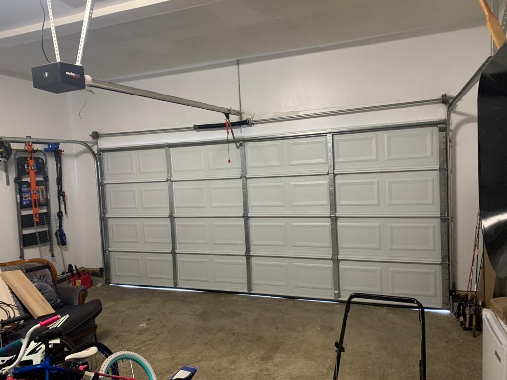 2 cars garage door installation